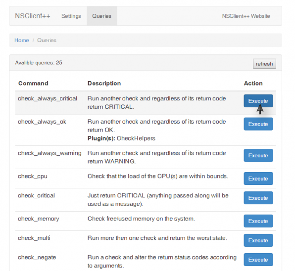 Web And REST Updates NSClient 