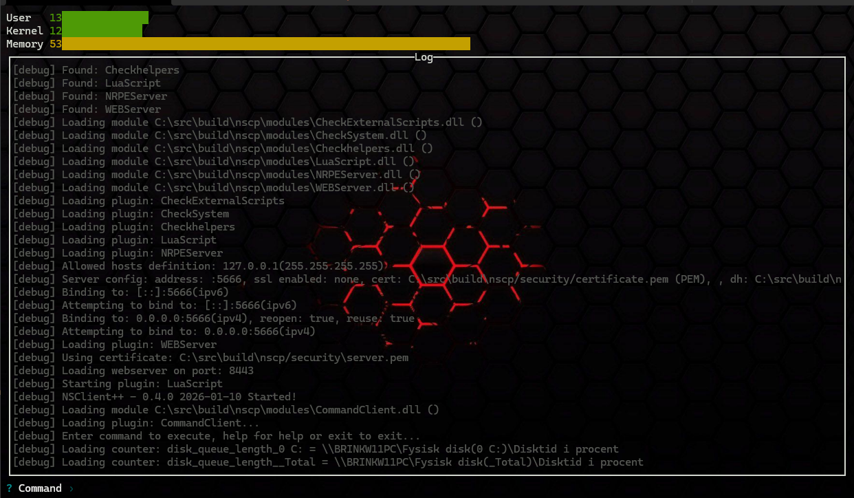 Example CLI UI