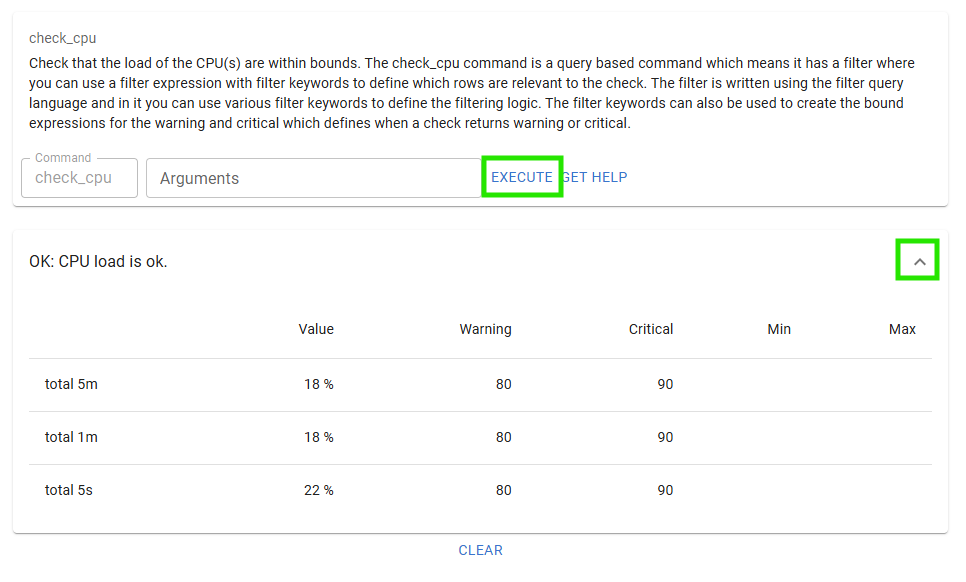 check_cpu result