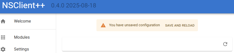 webserver settings save